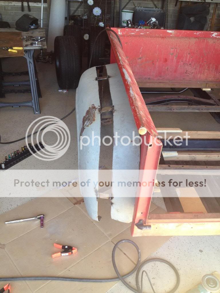 55 f100 widening rear fenders All MetalShaping